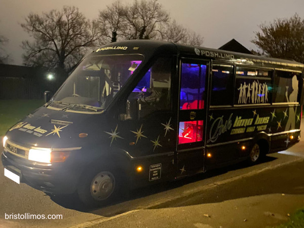 Black & Silver minibus